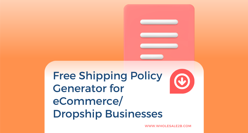 shipping policy generator